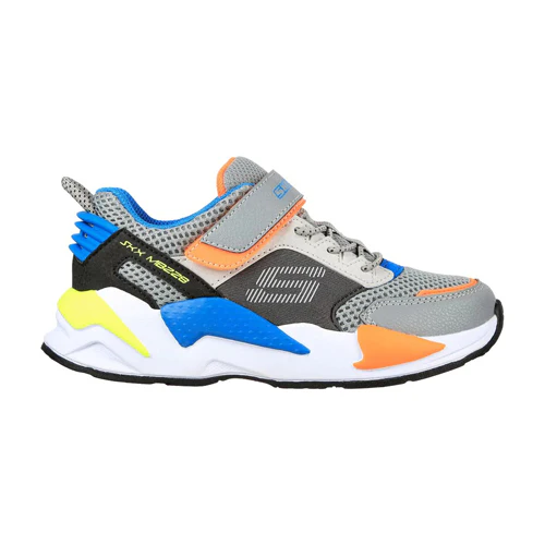 Skechers Ultra Surge Kids Velcro Trainers – 403742L – Grey/Multi