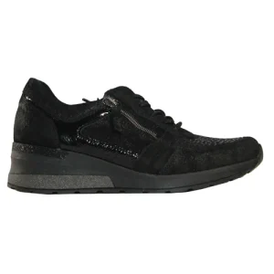 Waldlaufer Wide Fit Trainers - 939H01 - Black