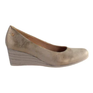 Zanni Wedge Shoes - Ruwais - Gold