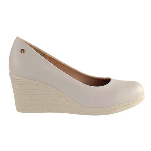 Zanni Wedge Shoes – Sila – White